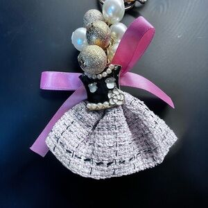 Bag charmTweed Dress 👗